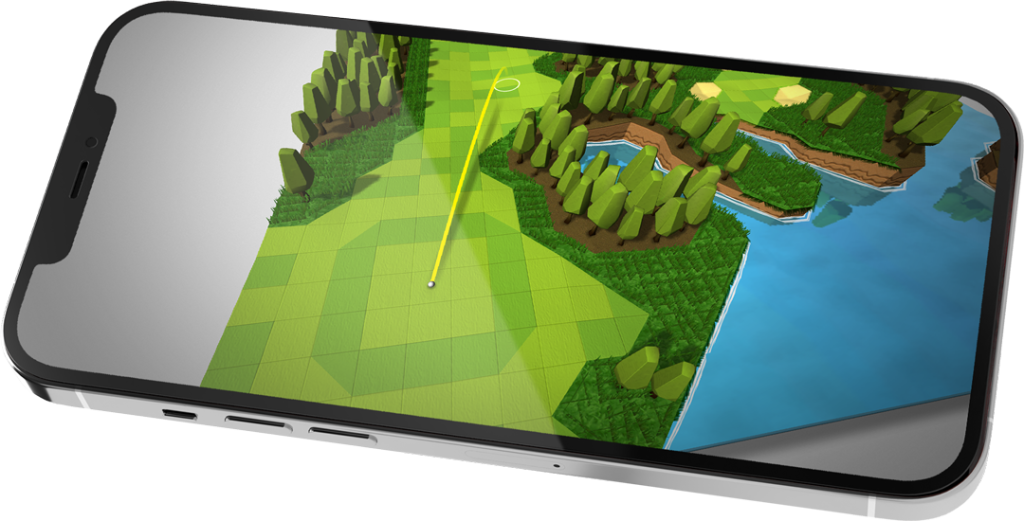 Ok Golf phone mockup